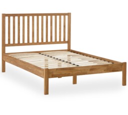 Coxmoor – King Size – Low Foot-End Bed - Oak - Wood – 5ft – Happy Beds - thumbnail 7