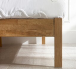Coxmoor – King Size – Low Foot-End Bed - Oak - Wood – 5ft – Happy Beds - thumbnail 3