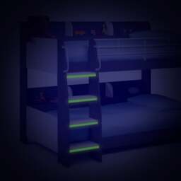 Domino - Single -Kids Bunk Bed - Storage - Dark Grey - Wood and Metal - 3ft - Happy Beds - thumbnail 4
