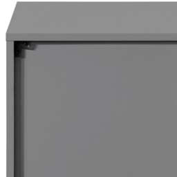 Oslo - 2 Drawer Bedside Table - Grey - Wooden - Happy Beds - thumbnail 6