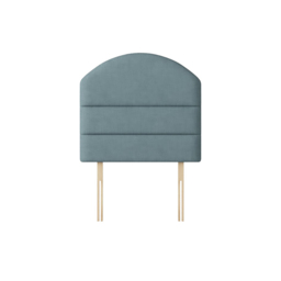 Dudley - Double - Lined Headboard - Duck Egg Blue - Fabric - 4ft6 - Happy Beds - thumbnail 3