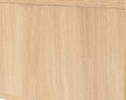 Croxley - 1 Drawer Bedside Table - Oak - Rattan - Wooden - Happy Beds - thumbnail 4