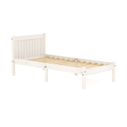 Rio- Double -White Washed Solid Pine Bed Frame - 4ft6 - Happy Beds - thumbnail 7