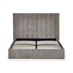 Eloise - King Size - Bed in a Box - Grey - Chenille Fabric - 5ft - Happy Beds - thumbnail 6