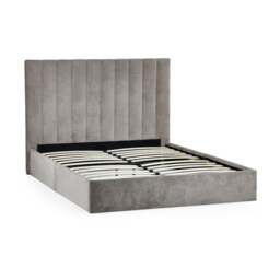 Eloise - King Size - Bed in a Box - Grey - Chenille Fabric - 5ft - Happy Beds - thumbnail 5