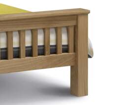 Amsterdam - Super King - High Foot End Solid Oak Wooden Bed Frame - Super King - Happy Beds - thumbnail 6