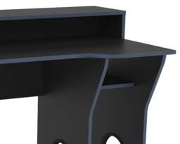 Enzo - Gaming Desk - Black/Blue - Wooden - Happy Beds - thumbnail 7