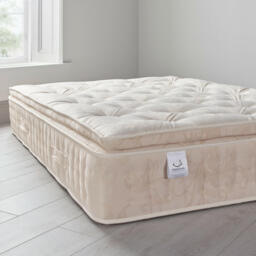 Signature 2000 Pocket Sprung Pillow Top Natural Fillings Mattress - King Size - Medium to Firm - Pillow Top - 5ft (150 x 200 cm) - Happy Beds - thumbnail 2