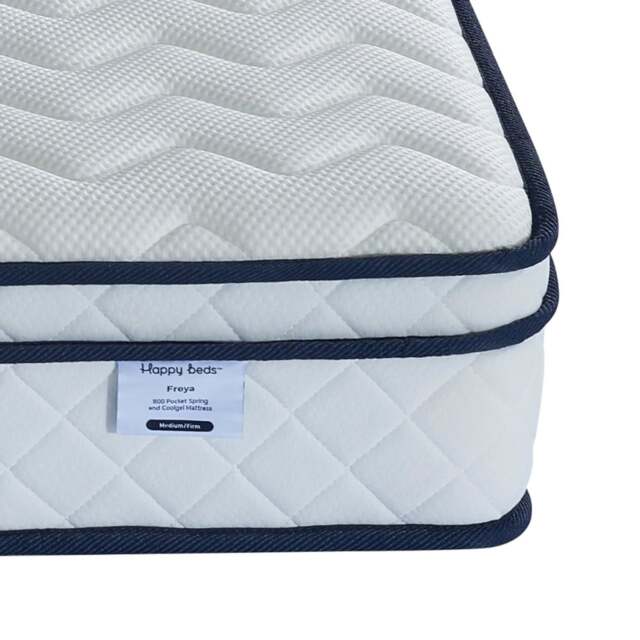 SleepSoul Freya - Super King Size - 800 Pocket Spring Coolgel Foam Mattress - Foam/Fabric - Vacuum Packed - 6ft - image 1