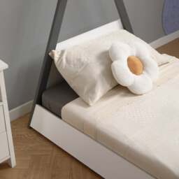 Exeter - Single - Wooden House Bed - Grey/White - Wooden - 3ft - Happy Beds - thumbnail 5