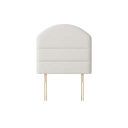 Dudley - Super King Size - Lined Headboard - White - Fabric - 6ft - Happy Beds - thumbnail 3