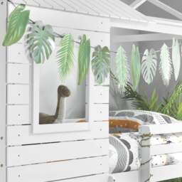 Adventure - Single - Kids House Style Bunk Bed - White - Wooden - 3ft - Happy Beds - thumbnail 5