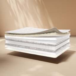The Lilibet - Double - 3000 Pocket Spring Natural Fillings Mattress - Fabric/Foam - 4ft6 - Happy Beds - thumbnail 7