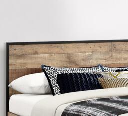 Urban Rustic - Small Double -Wood and Metal - 4ft - Happy Beds - thumbnail 4