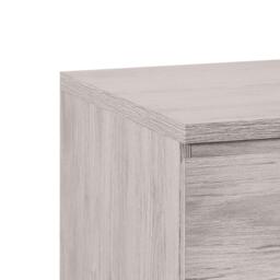 Jupiter - 2 Drawer Bedside Table - Grey Oak - Wooden - Happy Beds - thumbnail 4