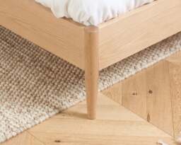 Jesper - King Size - Spindle Bed - Oak - Wooden - 5ft - Happy Beds - thumbnail 6