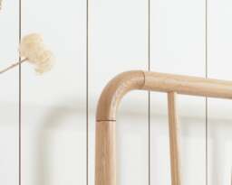 Jesper - King Size - Spindle Bed - Oak - Wooden - 5ft - Happy Beds - thumbnail 3