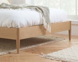 Jesper - King Size - Spindle Bed - Oak - Wooden - 5ft - Happy Beds - thumbnail 4