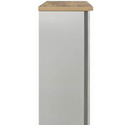 Highgate - 4 Drawer Chest - Grey/Oak - Wooden - Happy Beds - thumbnail 4