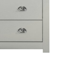 Highgate - 4 Drawer Chest - Grey/Oak - Wooden - Happy Beds - thumbnail 6