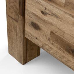 Hoxton - King Size - Rustic Oak Effect - Wood - 5ft - Happy Beds - thumbnail 7