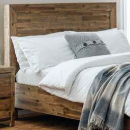 Hoxton - King Size - Rustic Oak Effect - Wood - 5ft - Happy Beds - thumbnail 2