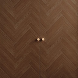 Herringford - 2 Door 1 Drawer Wardrobe - Walnut - Wooden - Happy Beds - thumbnail 2