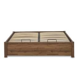 Westbrook – Double – Platform Ottoman Storage Bed – Rustic– Wooden – 4ft6 - Happy Beds - thumbnail 8