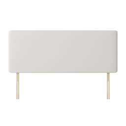 Cornell - King Size - Plain Headboard - White - Fabric - 5ft - Happy Beds - thumbnail 5