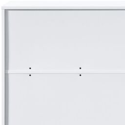 Oslo - 3 Drawer Chest of Drawers - White - Wooden - Happy Beds - thumbnail 6