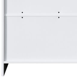 Oslo - 3 Drawer Chest of Drawers - White - Wooden - Happy Beds - thumbnail 7