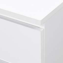 Oslo - 3 Drawer Chest of Drawers - White - Wooden - Happy Beds - thumbnail 3