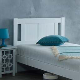 Glory - Double - White - Wooden - Low Foot-End Bed - 4ft6 - Happy Beds - thumbnail 7