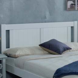 Glory - Double - White - Wooden - Low Foot-End Bed - 4ft6 - Happy Beds - thumbnail 4