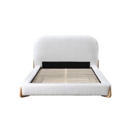 Amalfi - King Size - Low Footend Bed - White - Fabric - 5ft - thumbnail 7