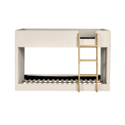Bring some softness and warmth to your child's bedroom with the Teddy Cream Boucle Fabric Bunk Bed. Shop with fast delivery and 0% interest finance now. - thumbnail 6