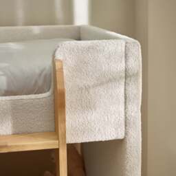 Bring some softness and warmth to your child's bedroom with the Teddy Cream Boucle Fabric Bunk Bed. Shop with fast delivery and 0% interest finance now. - thumbnail 5