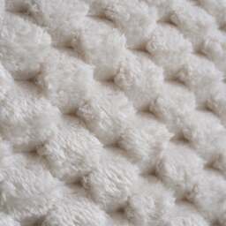 Hatti - Double - Low Foot-End Bed - White/Natural - Faux Fur/Wooden - 4ft6 - thumbnail 7