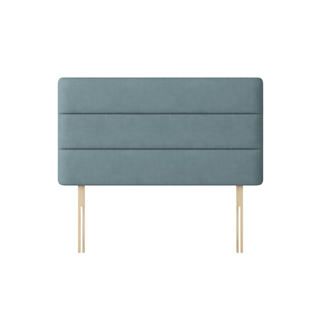 Cornell - Single - Lined Headboard - Duck Egg Blue - Fabric - 3ft - Happy Beds - image 1