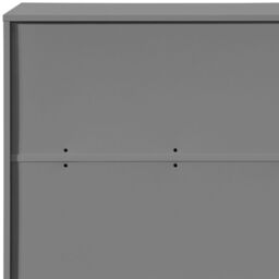 Oslo - 3 Drawer Chest of Drawers - Grey - Wooden - Happy Beds - thumbnail 7