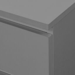 Oslo - 3 Drawer Chest of Drawers - Grey - Wooden - Happy Beds - thumbnail 3