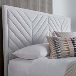 Sherlock - Double - Ottoman Storage TV Bed - Natural - Fabric - 4ft6 - Happy Beds - thumbnail 5