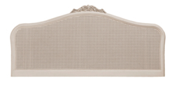Ivory - Super King Size - Rattan Headboard - Ivory - 6ft - Willis & Gambier - Happy Beds - thumbnail 1