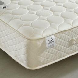 4ft Small Double Quilted Mattress Bamboo Natural Fillings - Mirage Spring - Happy Beds