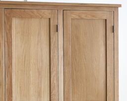 Mallory - 3 Door Wardrobe - Oak - Wood - thumbnail 3