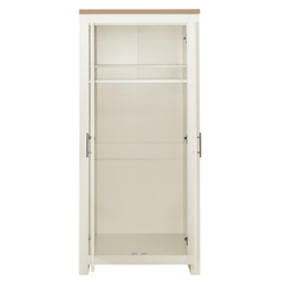 Highgate - 2 Door Wardrobe - Cream/Oak - Wooden - Happy Beds - thumbnail 4