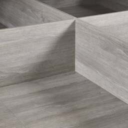 Bali – Double – Bookcase Ottoman Storage Bed – Grey Oak – Wooden – 4ft6 - Happy Beds - thumbnail 8