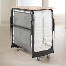 Jay-Be Small Single - Crown Premier Folding Guest Bed with Deep Sprung Mattress - 2ft6 - Happy Beds - thumbnail 2