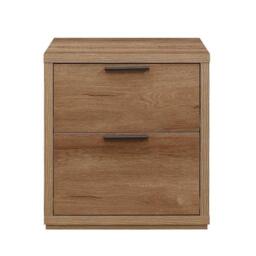 Stockwell - Rustic 3 Drawer Bedside Table - Oak - Wooden - Happy Beds - thumbnail 4