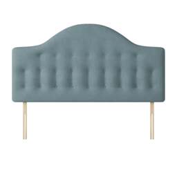 Victor - Small Double - Buttoned Headboard - Duck Egg Blue - Fabric - 4ft - Happy Beds - thumbnail 5